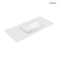 Oltens Kalla umywalka 100,2x46 cm meblowa LavaForm biały mat 40211900
