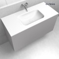 Oltens Kalla umywalka 100,2x46 cm meblowa LavaForm biały mat 40211900