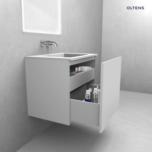 Oltens Lun szafka podumywalkowa 60 cm biały mat 60032000