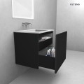 Oltens Lun szafka podumywalkowa 100 cm czarny mat 60034300