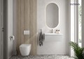 Oltens Lun blat naszafkowy 60 cm czarny mat 63024300