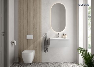 Oltens Lun blat naszafkowy 60 cm czarny mat 63024300