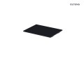 Oltens Lun blat naszafkowy 60 cm czarny mat 63024300