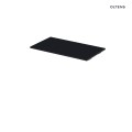 Oltens Lun blat naszafkowy 80 cm czarny mat 63025300