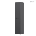 Oltens Hamnes szafka 160 cm boczna wisząca czarny mat 60038300