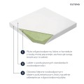 Oltens Hamnes szafka 160 cm boczna wisząca czarny mat 60038300