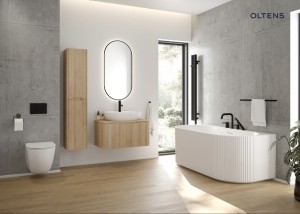Oltens Hamnes szafka 160 cm boczna wisząca dąb 60038060