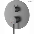 Oltens Molle bateria wannowo-przysznicowa podtynkowa 3-drożna grafit 34113400