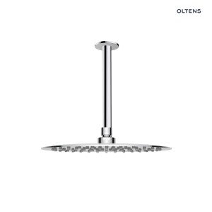 Oltens Vindel deszczownica 25 cm okrągła z ramieniem sufitowym Aera chrom 36082100