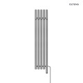 Oltens Stang (e) grzejnik elektryczny 120x26 cm nikiel 55133910