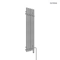 Oltens Stang (e) grzejnik elektryczny 120x26 cm nikiel 55133910