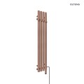 Oltens Stang (e) grzejnik elektryczny 120x20,5 cm miedź szczotkowana 55132610