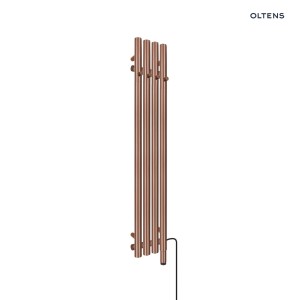 Oltens Stang (e) grzejnik elektryczny 120x20,5 cm miedź szczotkowana 55132610