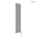 Oltens Stang (e) grzejnik elektryczny 180x37 cm nikiel 55129910
