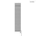 Oltens Stang (e) grzejnik elektryczny 180x37 cm nikiel 55129910