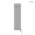 Oltens Stang (e) grzejnik elektryczny 150x37 cm nikiel 55128910