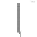 Oltens Stang (e) grzejnik elektryczny 180x15 cm nikiel 55111910