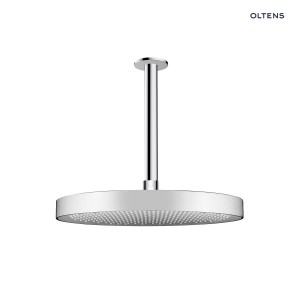 Oltens Regna deszczownica 32x32 cm okrągła z ramieniem Aera chrom 36088100