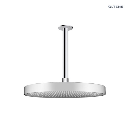 Oltens Regna deszczownica 32x32 cm okrągła z ramieniem Aera chrom 36088100