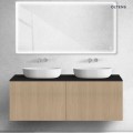 Oltens Lun blat naszafkowy 140 cm czarny mat 63032300