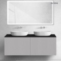 Oltens Lun blat naszafkowy 140 cm czarny mat 63032300