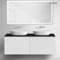 Oltens Lun blat naszafkowy 140 cm czarny mat 63032300