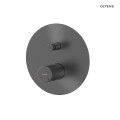 Oltens Hamnes bateria wannowo - prysznicowa podtynkowa kompletna grafit 34106400