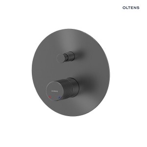Oltens Hamnes bateria wannowo - prysznicowa podtynkowa kompletna grafit 34106400