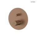 Oltens Hamnes bateria wannowo - prysznicowa podtynkowa kompletna miedź szczotkowana 34106610