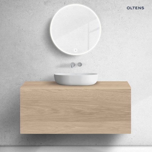 Zestaw Oltens Lun szafka podumywalkowa 120 cm z blatem dąb 68737060