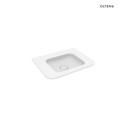 Oltens Hamnes umywalka 60x46,1 cm prostokątna meblowa PureSurface biały mat 40212900