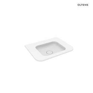 Oltens Hamnes umywalka 60x46,1 cm prostokątna meblowa PureSurface biały mat 40212900