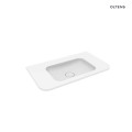 Oltens Hamnes umywalka 80x46,1 cm prostokątna meblowa PureSurface biały mat 40213900