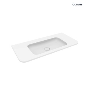 Oltens Hamnes umywalka 100x46,1 cm prostokątna meblowa PureSurface biały mat 40214900