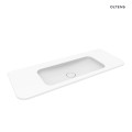 Oltens Hamnes umywalka 120x46,1 cm prostokątna meblowa PureSurface biały mat 40215900