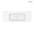 Oltens Hamnes umywalka 120x46,1 cm prostokątna meblowa PureSurface biały mat 40215900