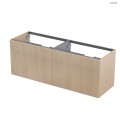 Oltens Lun Rilla szafka podumywalkowa 140 cm ryflowana dąb 60039060
