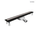 Oltens Langan Slim odpływ prysznicowy liniowy 60 cm nikiel połysk/szczotkowany 30009910