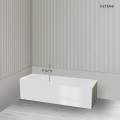Oltens BordMag panel frontowy do wanny 170 cm biały 19006000