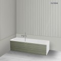 Oltens BordMag panel frontowy do wanny 170 cm biały 19006000