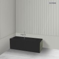 Oltens BordMag panel frontowy do wanny 140 cm czarny mat 19003300