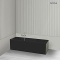 Oltens BordMag panel frontowy do wanny 170 cm czarny mat 19006300