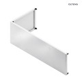Oltens BordMag zestaw paneli wannowych 180x80 cm biały 19016000