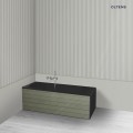 Oltens BordMag zestaw paneli wannowych 150x70 cm czarny 19012300