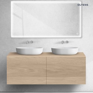Zestaw Oltens Lun szafka podumywalkowa 140 cm z blatem dąb 68885060
